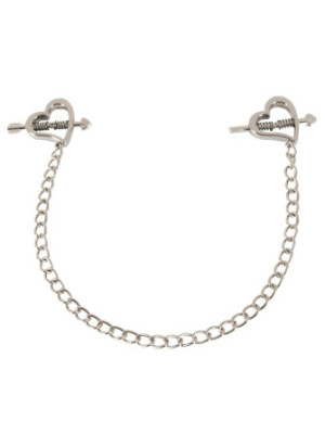 Heart shaped nipple clamps